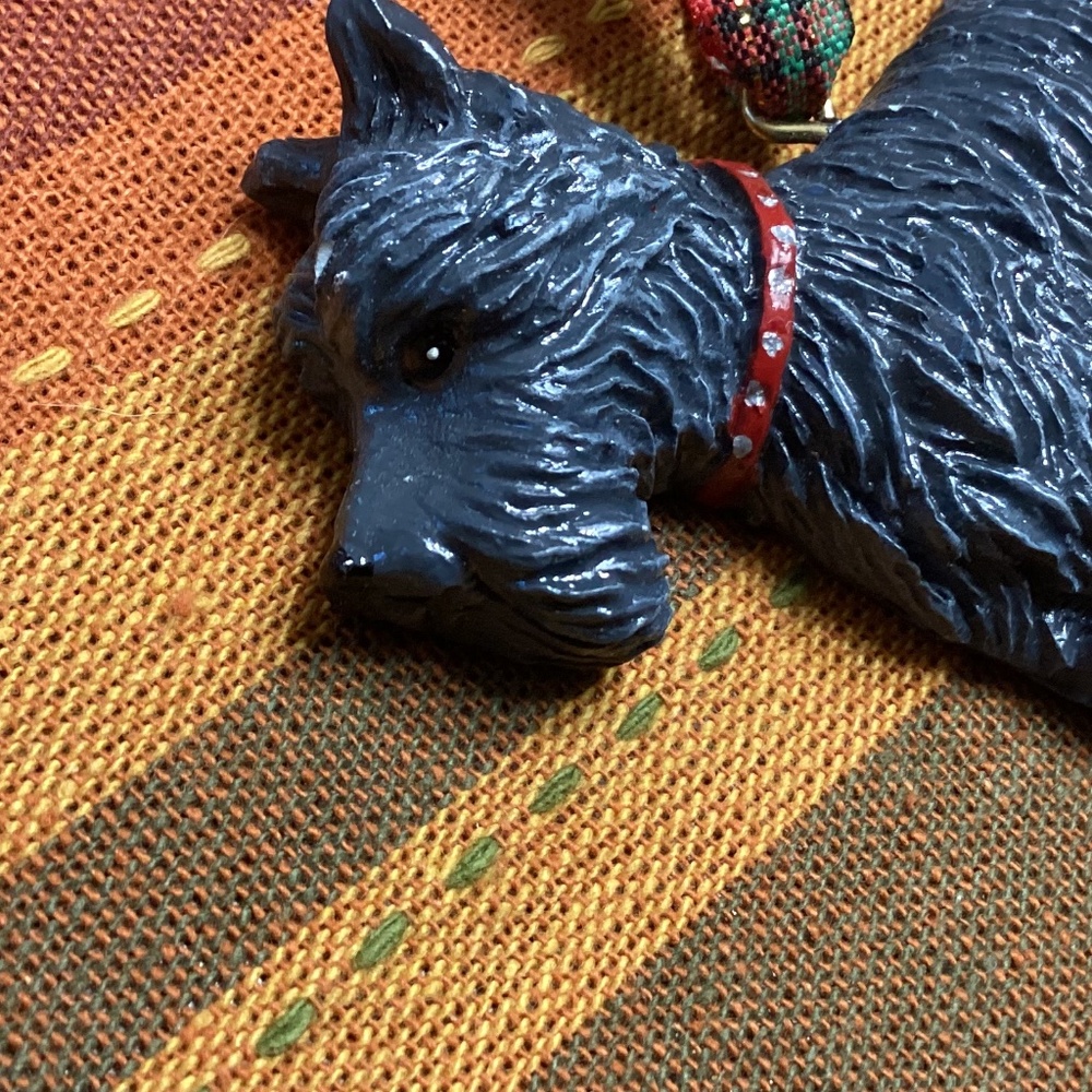 Set of 3 Kurt Adler Dandy Dog Scottie Ornaments - Picture 8 of 10